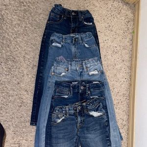5 pair of toddler jeans